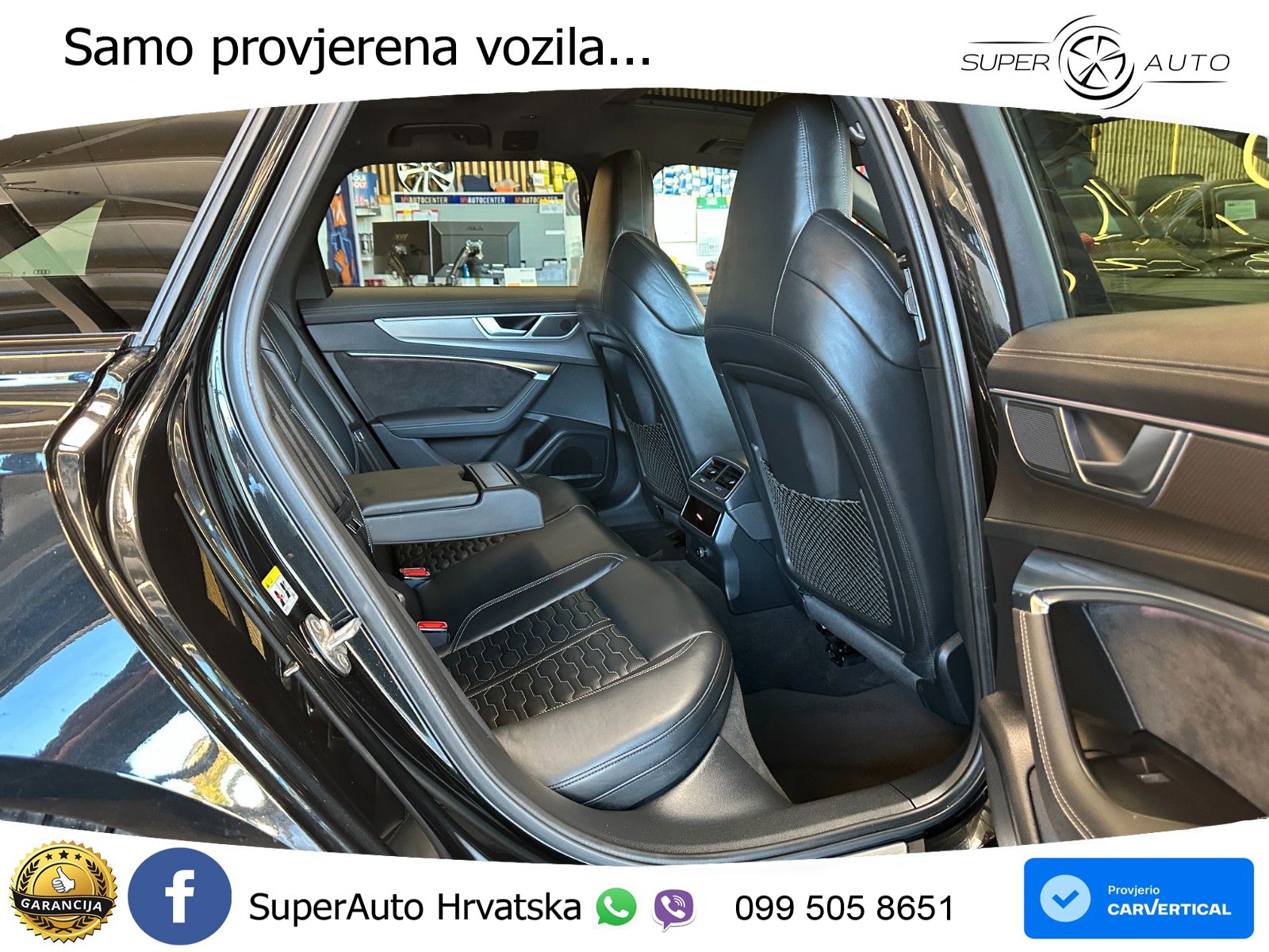 Audi RS6 Avant 4.0 TFSI V8 (600 KS) quattro Tiptronic ZRAČNI+ACC+GR SJED+KAM+PANO