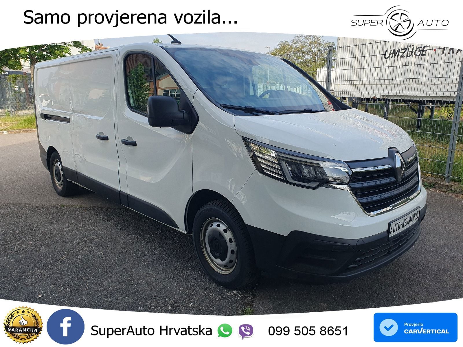 Renault Trafic 2.0 dCi Kasten L2 *Klima / Euro 6* 110 KS