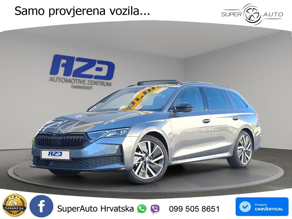 Škoda Octavia Combi 2.0 TDI (150 KS) DSG SportLine MATRIX+GR SJED+KAM