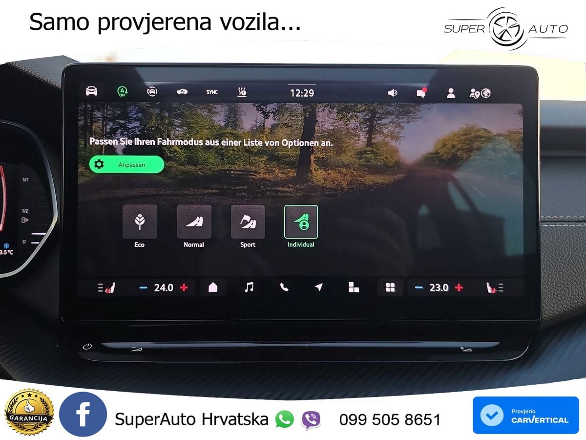Škoda Octavia Combi 2.0 TDI (150 KS) DSG SportLine MATRIX+GR SJED+KAM