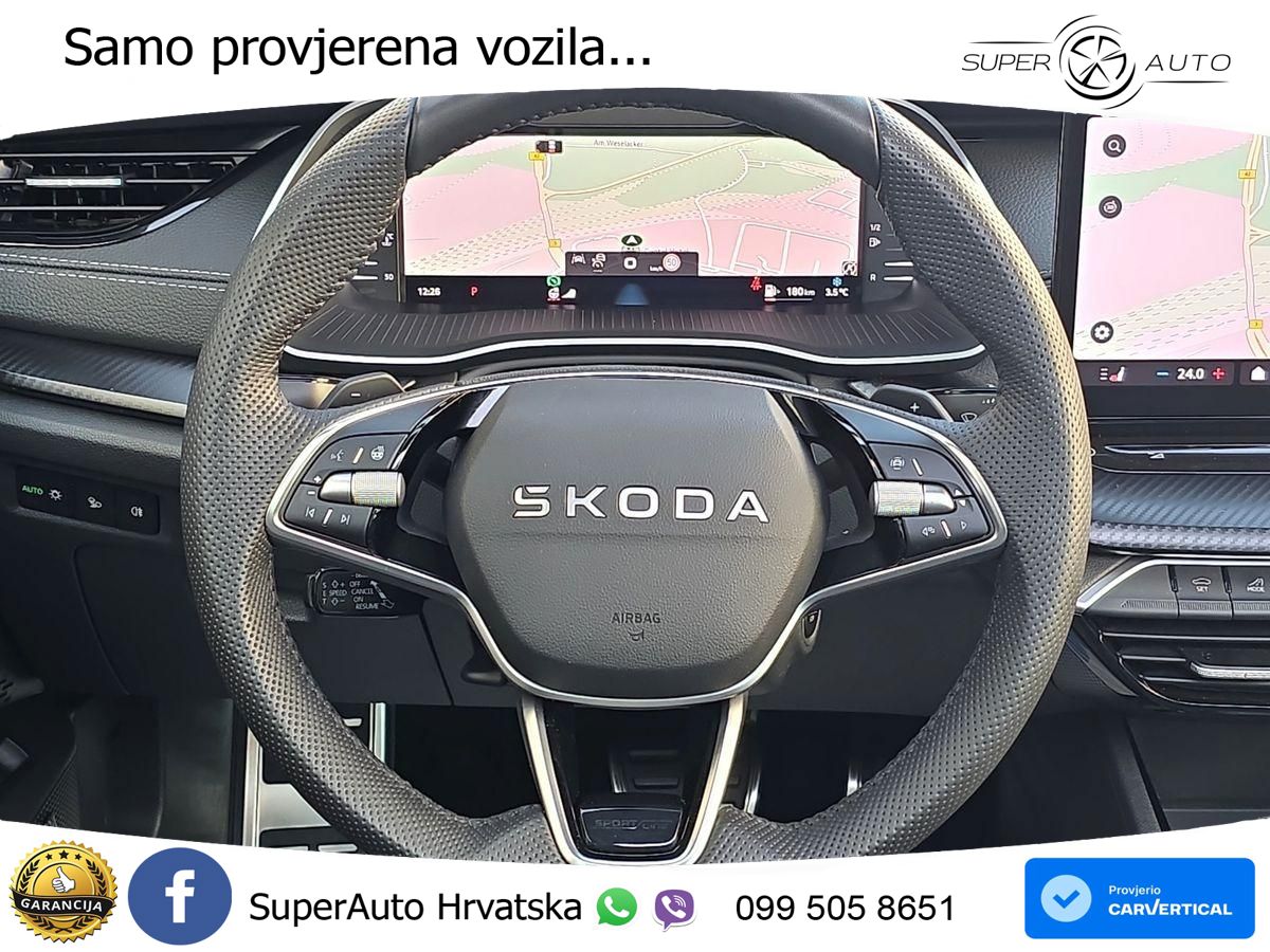 Škoda Octavia Combi 2.0 TDI (150 KS) DSG SportLine MATRIX+GR SJED+KAM
