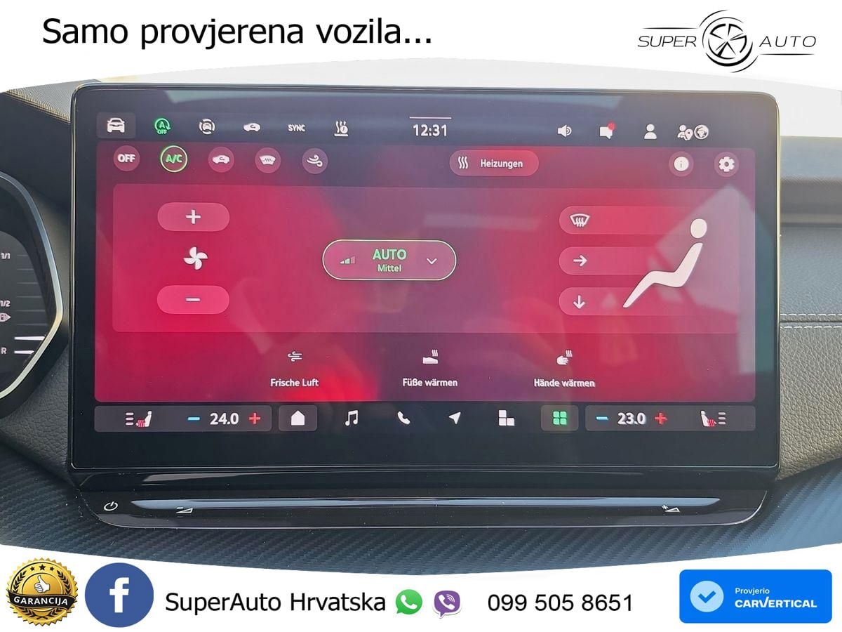 Škoda Octavia Combi 2.0 TDI (150 KS) DSG SportLine MATRIX+GR SJED+KAM