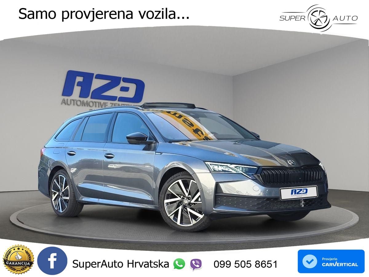 Škoda Octavia Combi 2.0 TDI (150 KS) DSG SportLine MATRIX+GR SJED+KAM