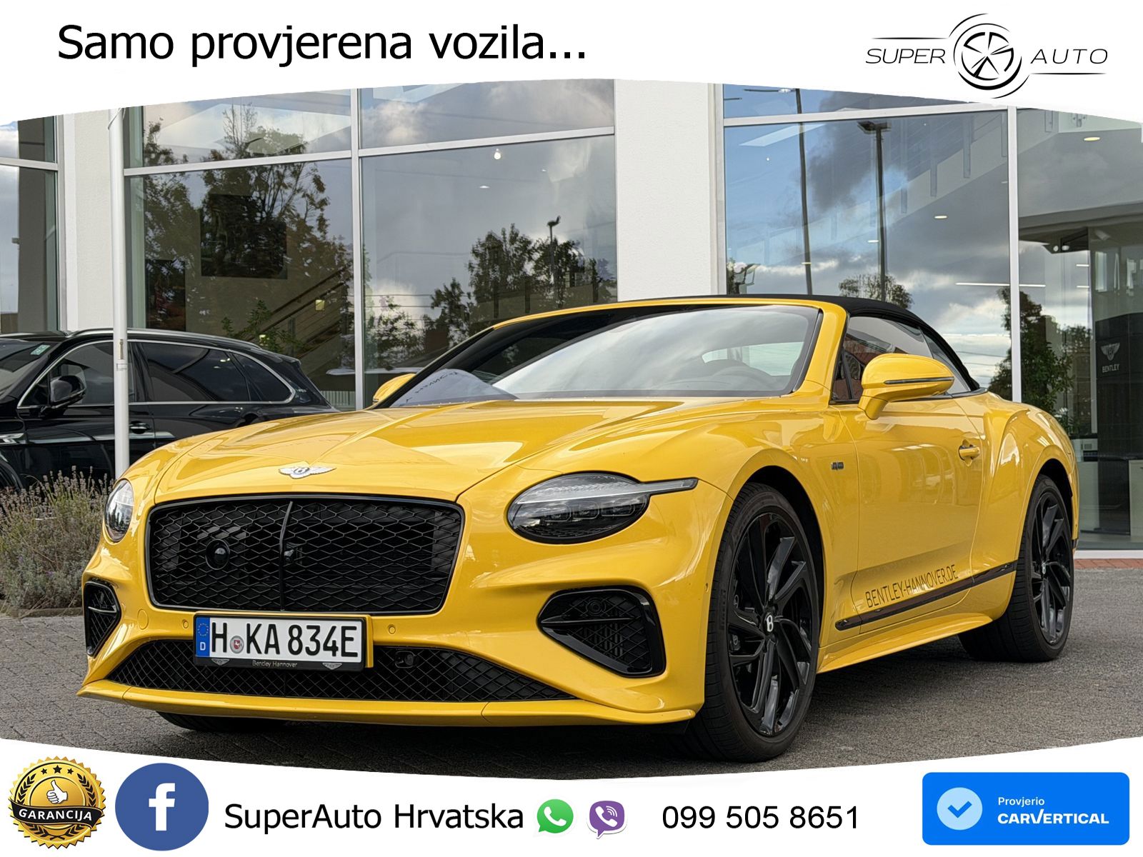 Bentley Continental GTC IV 4.0 V8 TFSi (782 KS) AWD DCT LED+GR SJED+ACC