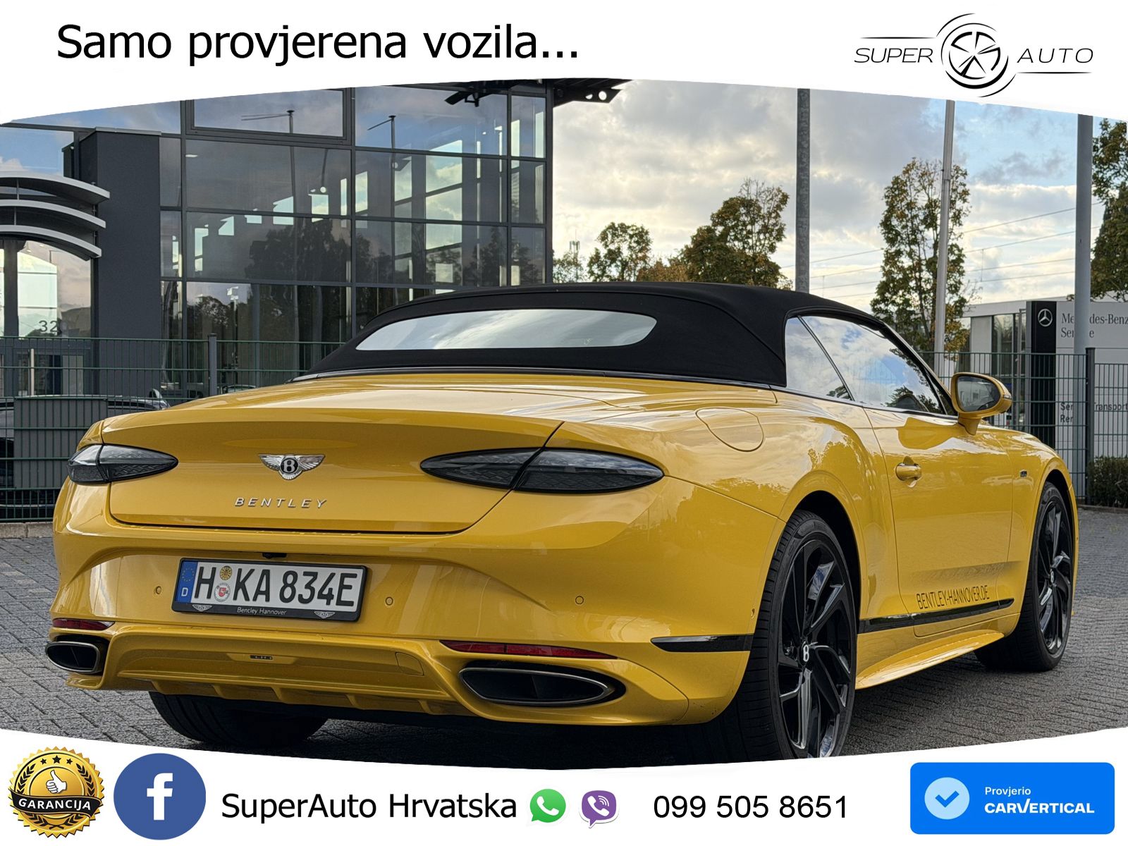 Bentley Continental GTC IV 4.0 V8 TFSi (782 KS) AWD DCT LED+GR SJED+ACC