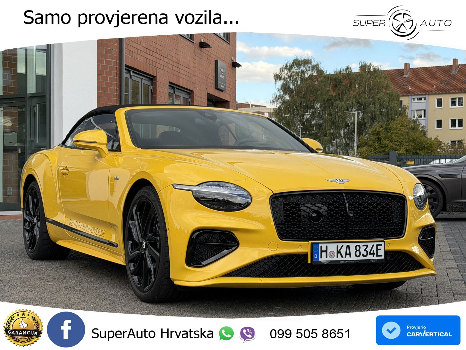 Bentley Continental GTC IV 4.0 V8 TFSi (782 KS) AWD DCT LED+GR SJED+ACC