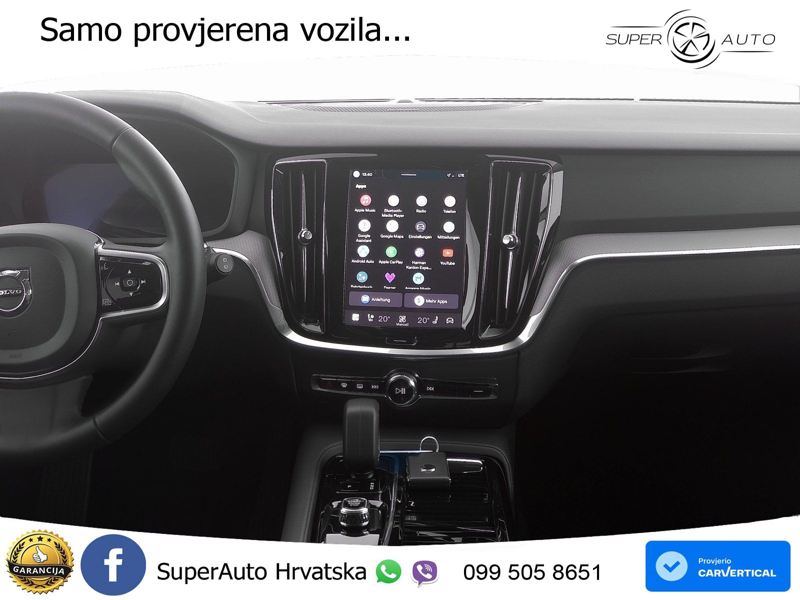 Volvo V60 2.0 T8 AWD Geartronic LED+GR SJED+ACC