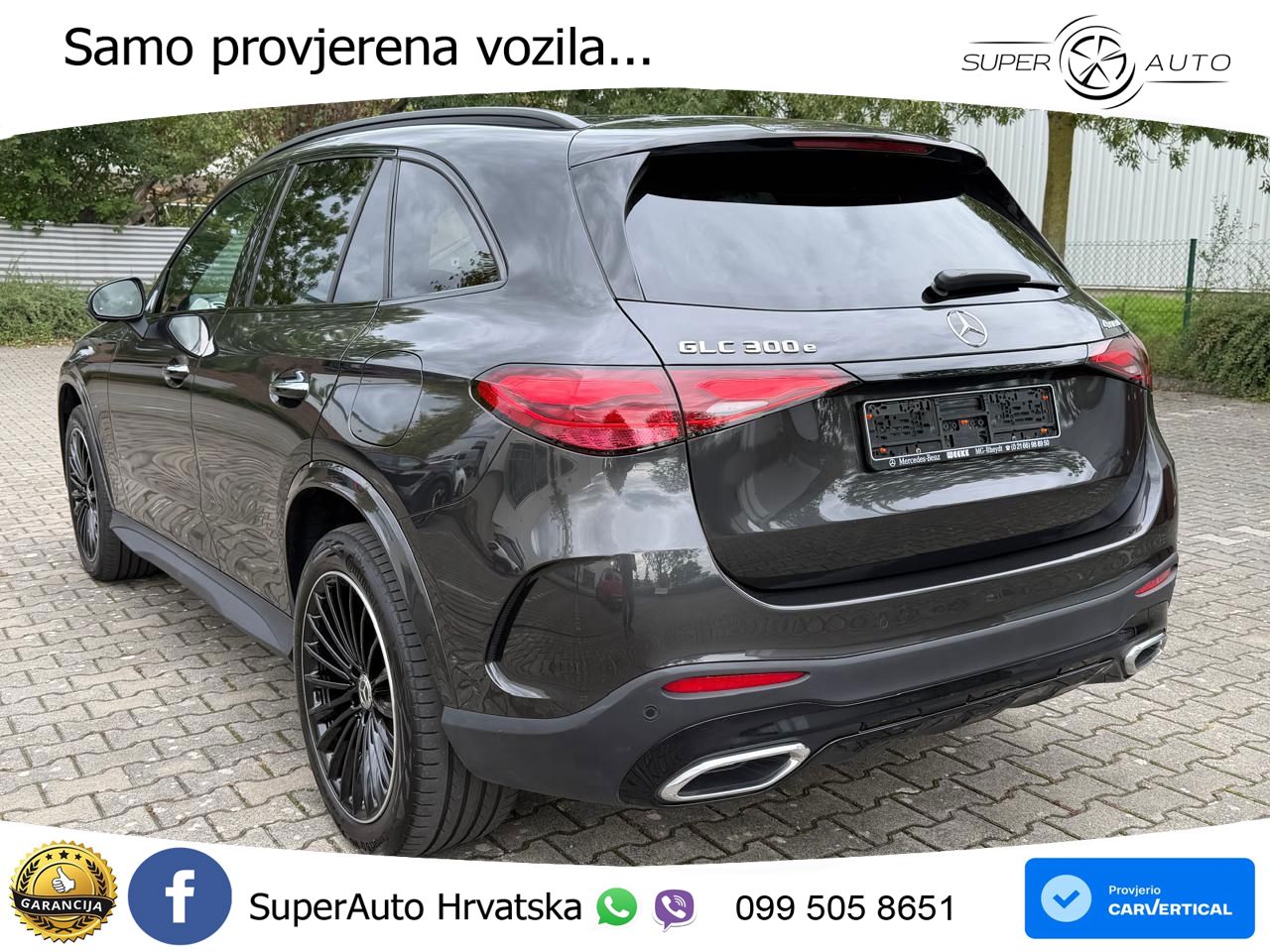 Mercedes GLC 300e (313 KS) 4MATIC 9G-TRONIC AMG ZRAČNI+ACC+GR SJED+360+PANO