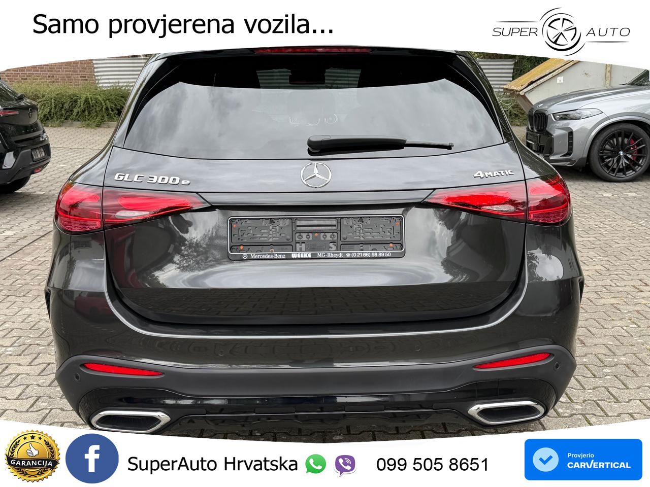 Mercedes GLC 300e (313 KS) 4MATIC 9G-TRONIC AMG ZRAČNI+ACC+GR SJED+360+PANO