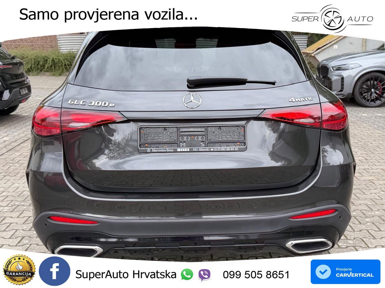 Mercedes GLC 300e (313 KS) 4MATIC 9G-TRONIC AMG ZRAČNI+ACC+GR SJED+360+PANO