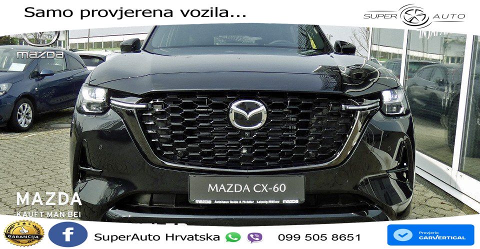 Mazda CX-60 3.3 e-Skyactiv D (254 KS) AWD Automatic MATRIX+GR SJED+KAM
