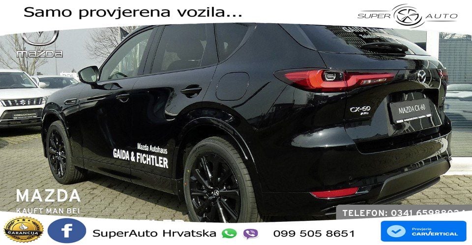 Mazda CX-60 3.3 e-Skyactiv D (254 KS) AWD Automatic MATRIX+GR SJED+KAM