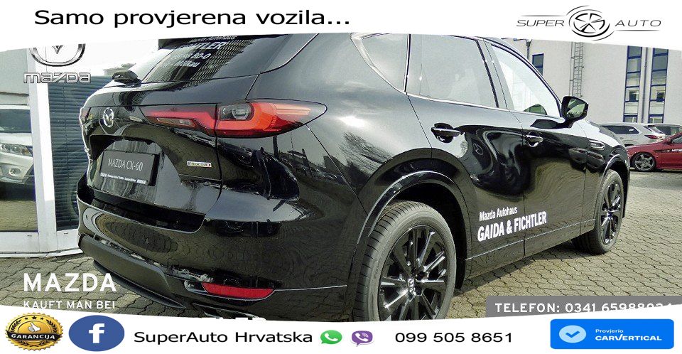 Mazda CX-60 3.3 e-Skyactiv D (254 KS) AWD Automatic MATRIX+GR SJED+KAM