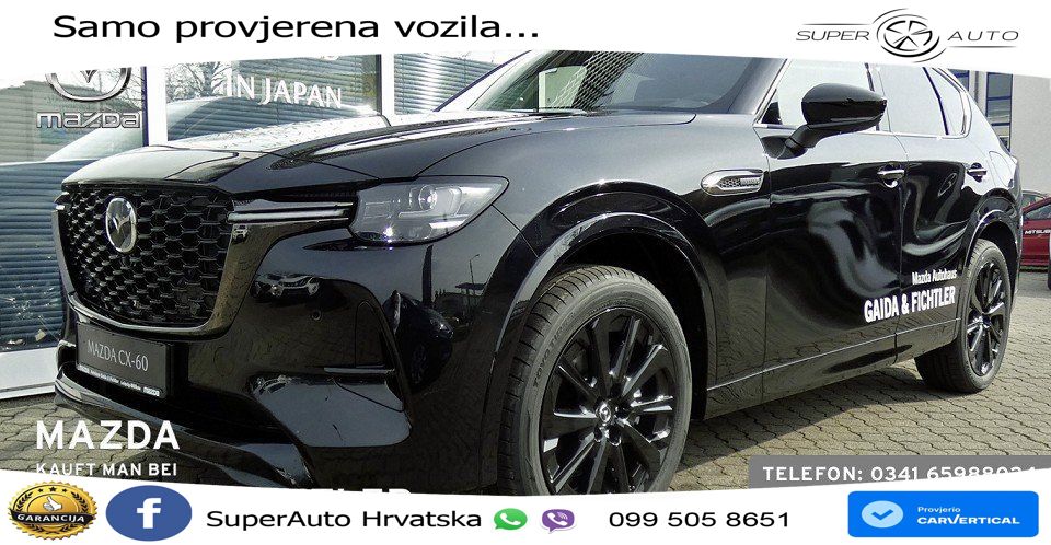 Mazda CX-60 3.3 e-Skyactiv D (254 KS) AWD Automatic MATRIX+GR SJED+KAM