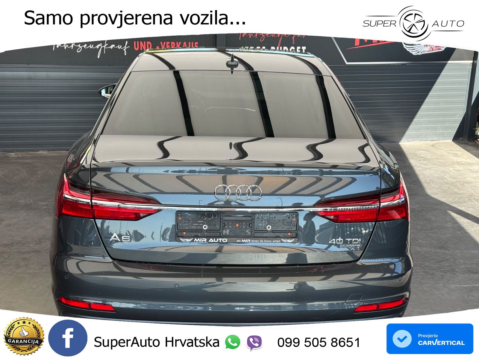 Audi A6 40 TDI (204 KS) quattro ultra S tronic LED+GR SJED+ACC
