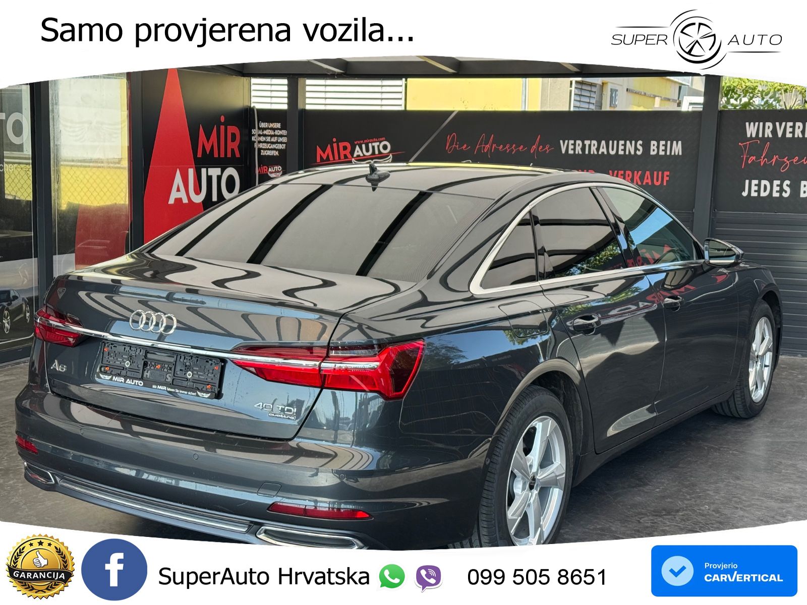 Audi A6 40 TDI (204 KS) quattro ultra S tronic LED+GR SJED+ACC