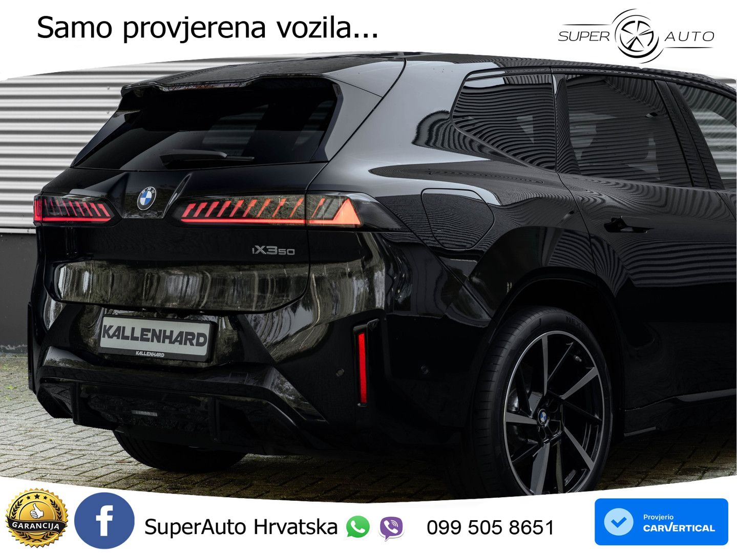 BMW iX3 50 108.7 kWh (469 KS) xDrive M Sport LED+GR SJED+ACC