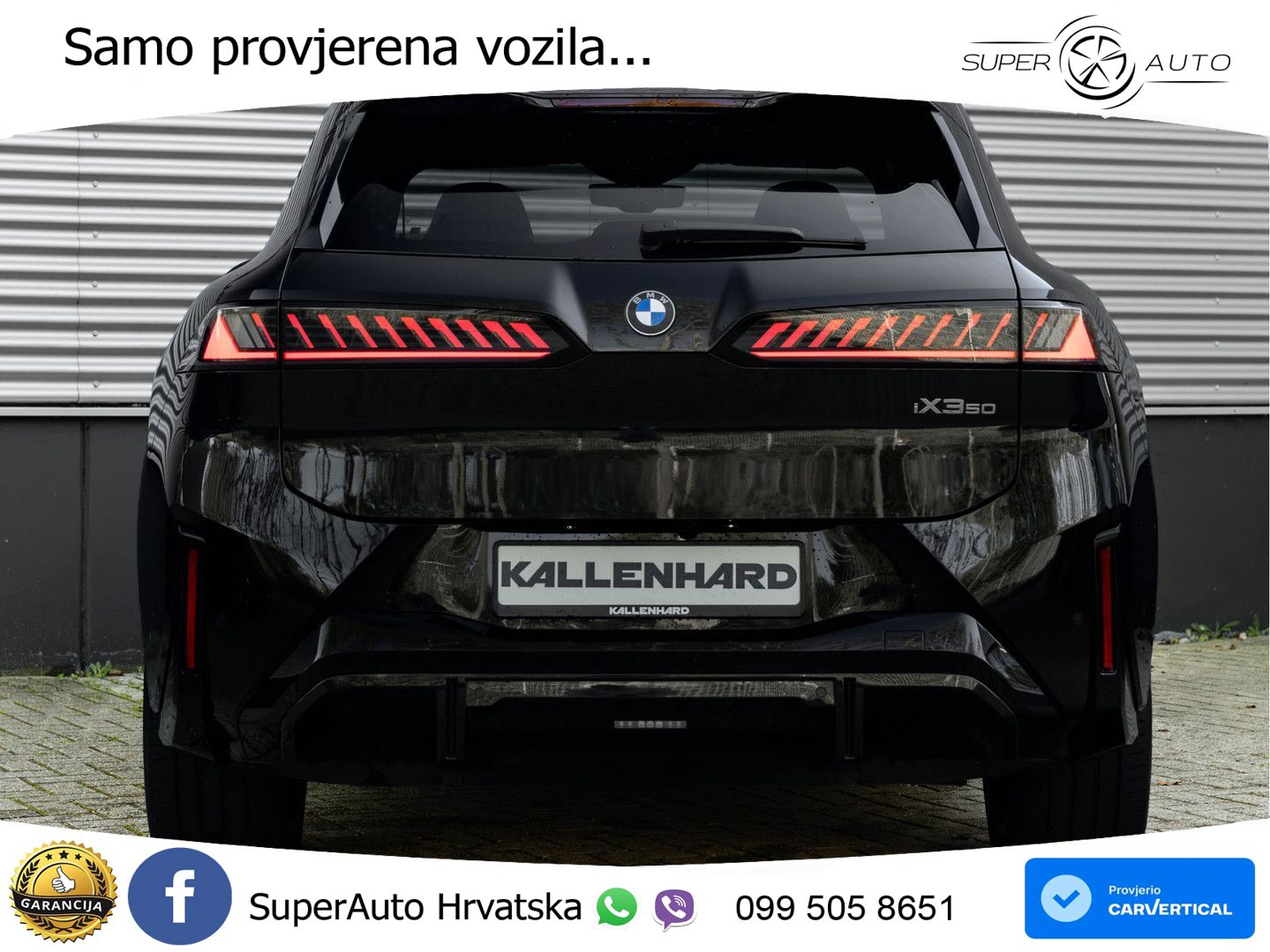 BMW iX3 50 108.7 kWh (469 KS) xDrive M Sport LED+GR SJED+ACC
