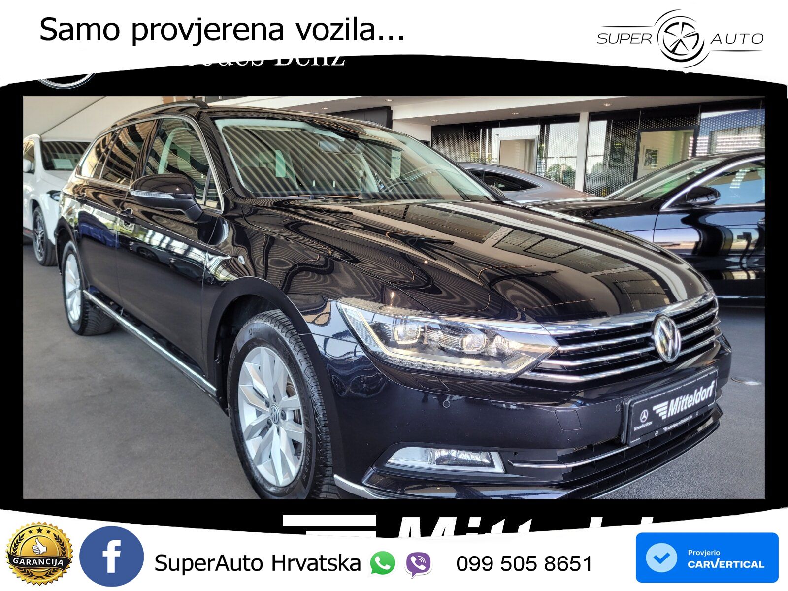 Volkswagen Passat Variant 2.0 TDI (190 KS) DSG LED+GR SJED+ACC