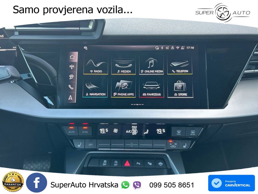 Audi A3 Sportback 30 TFSI (116 KS) Mild Hybrid S tronic