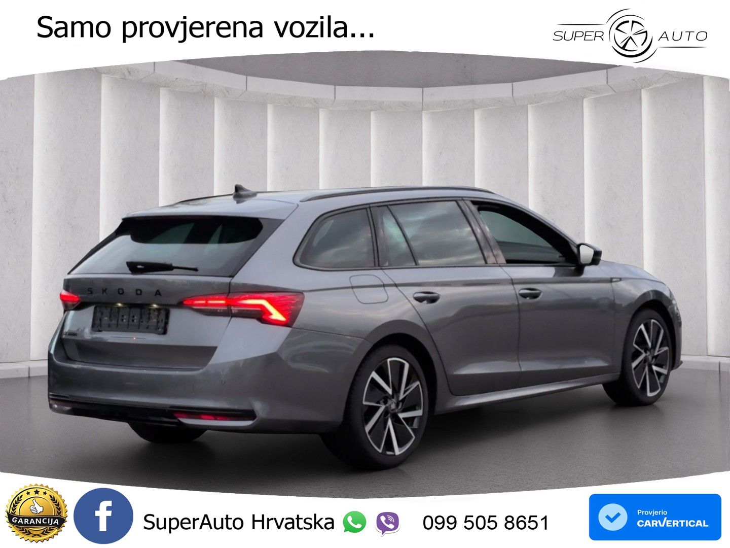Škoda Octavia Combi 1.5 TSI (150 KS) DSG SportLine MATRIX+GR SJED+KAM