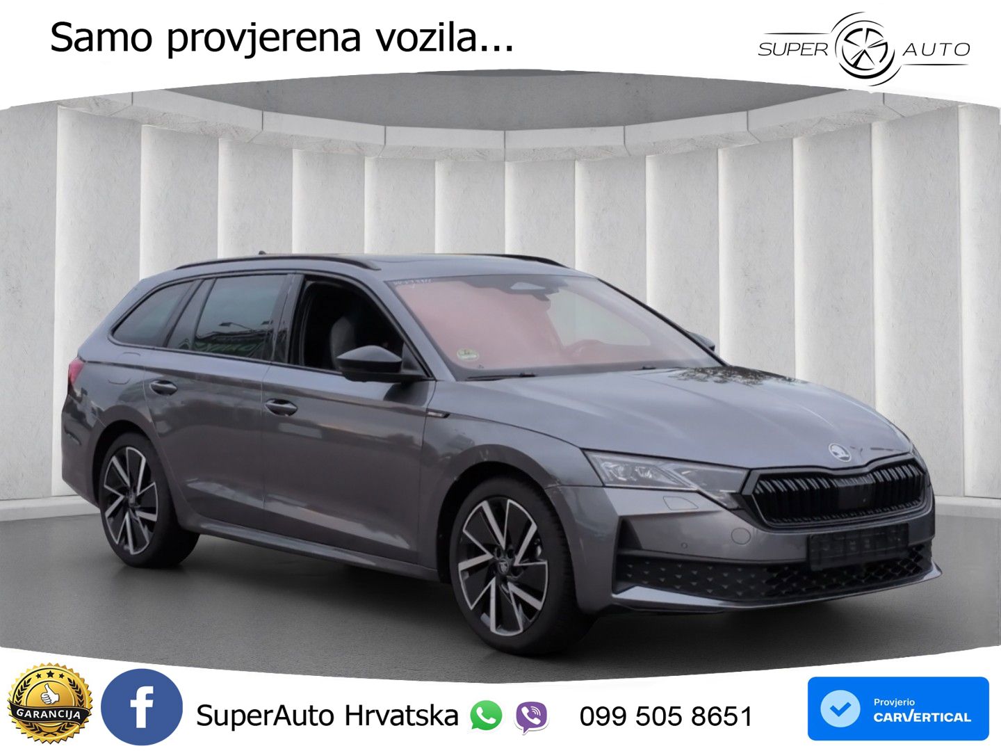 Škoda Octavia Combi 1.5 TSI (150 KS) DSG SportLine MATRIX+GR SJED+KAM