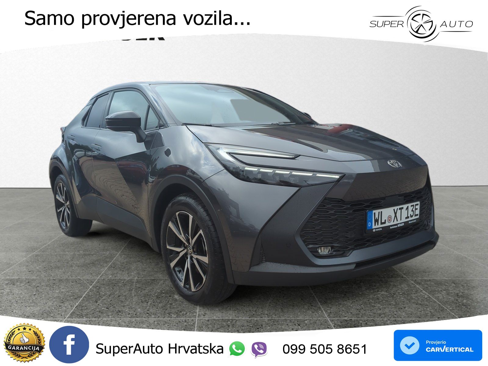 Toyota C-HR 2.0 (223 KS) PHEV e-CVT Teamplayer LED+GR SJED+ACC