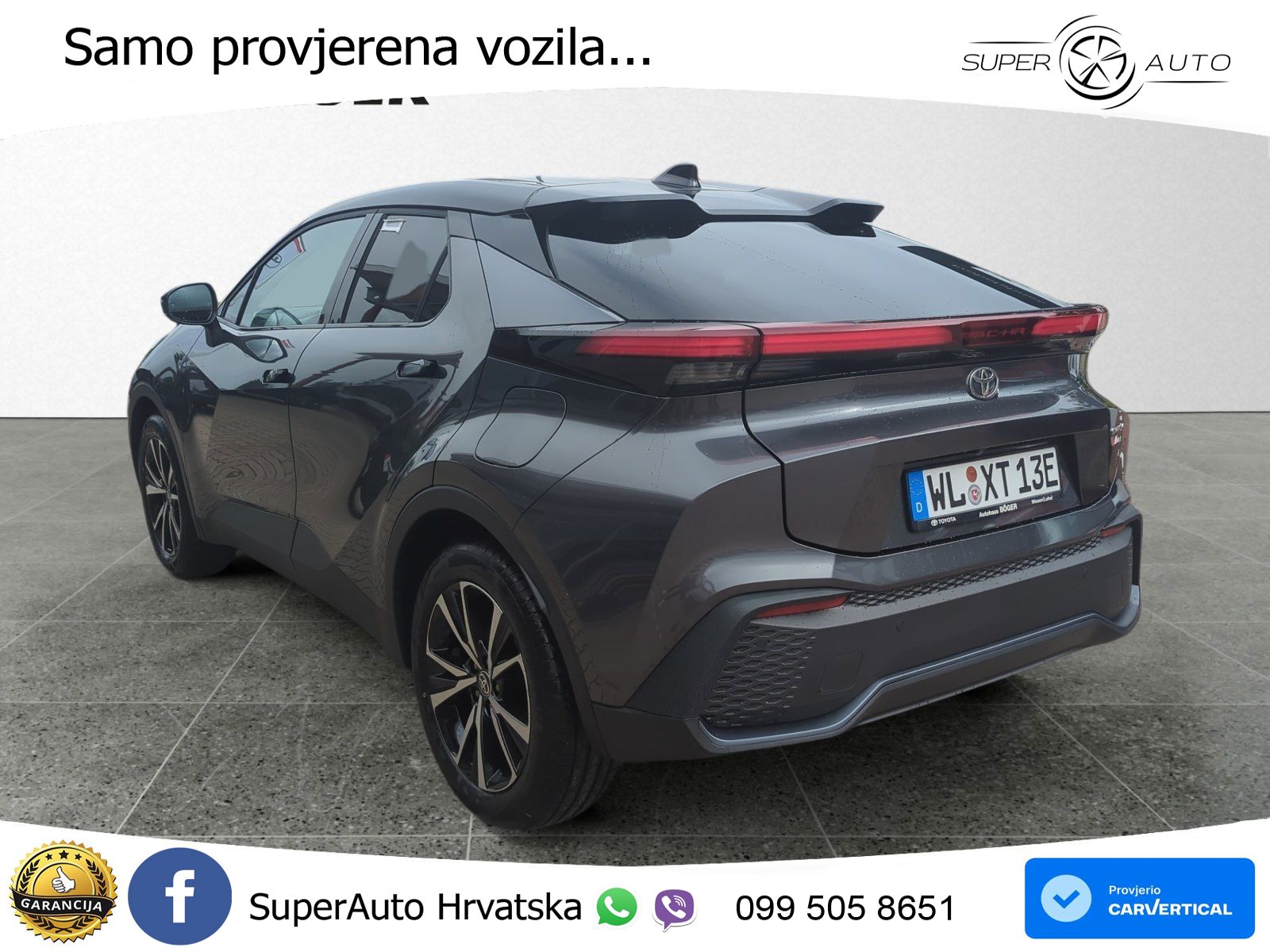Toyota C-HR 2.0 (223 KS) PHEV e-CVT Teamplayer LED+GR SJED+ACC