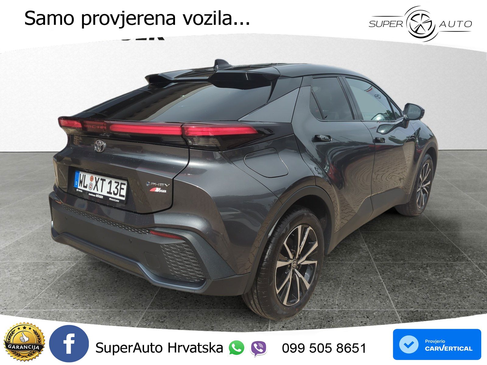 Toyota C-HR 2.0 (223 KS) PHEV e-CVT Teamplayer LED+GR SJED+ACC