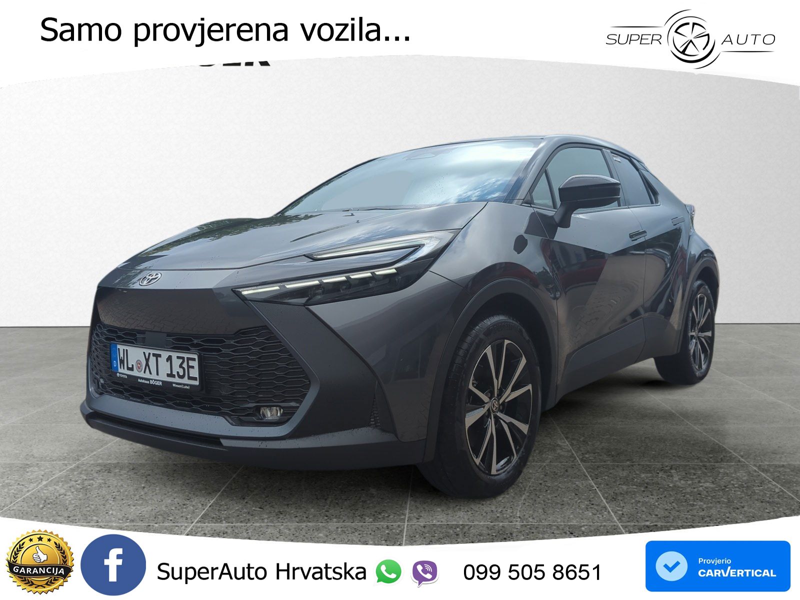 Toyota C-HR 2.0 (223 KS) PHEV e-CVT Teamplayer LED+GR SJED+ACC