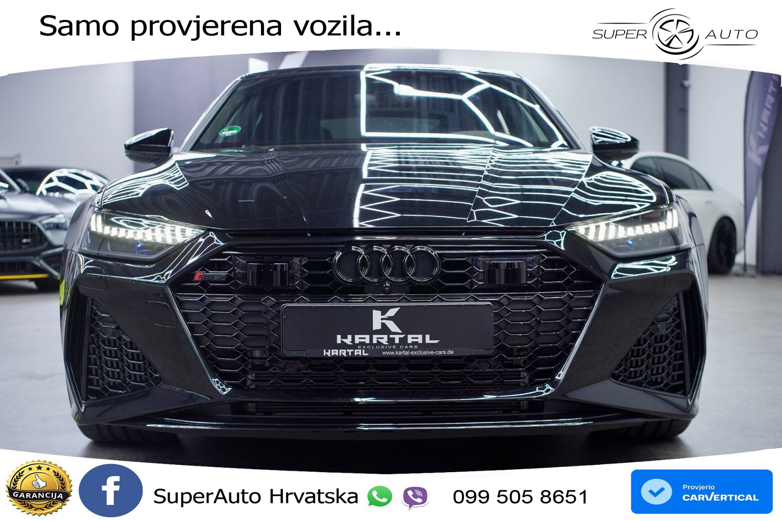 Audi RS7 4.0 TFSI V8 (600 KS) quattro tiptronic LED+GR SJED+ACC