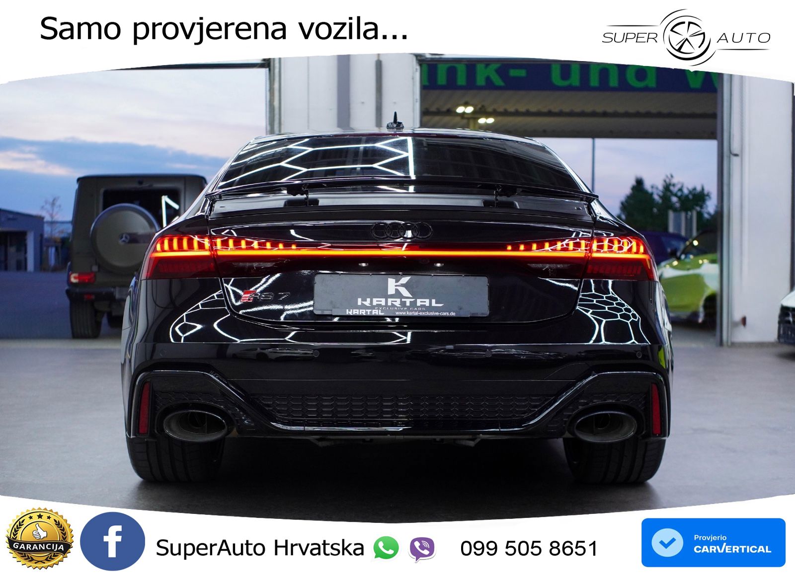 Audi RS7 4.0 TFSI V8 (600 KS) quattro tiptronic LED+GR SJED+ACC