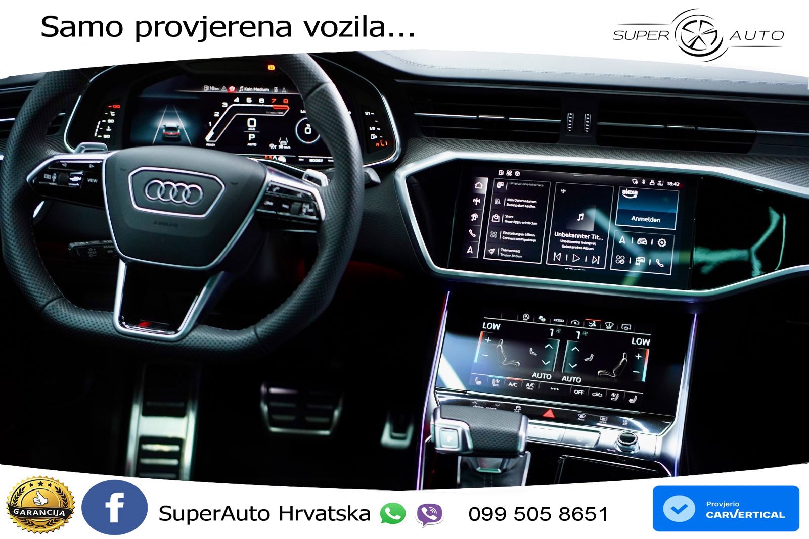 Audi RS7 4.0 TFSI V8 (600 KS) quattro tiptronic LED+GR SJED+ACC