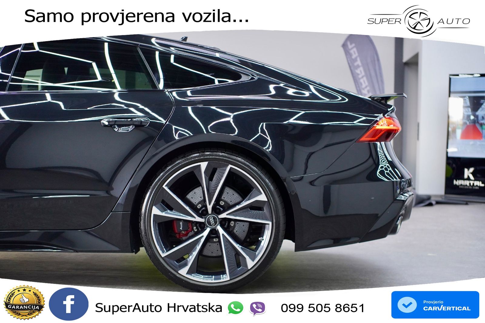 Audi RS7 4.0 TFSI V8 (600 KS) quattro tiptronic LED+GR SJED+ACC
