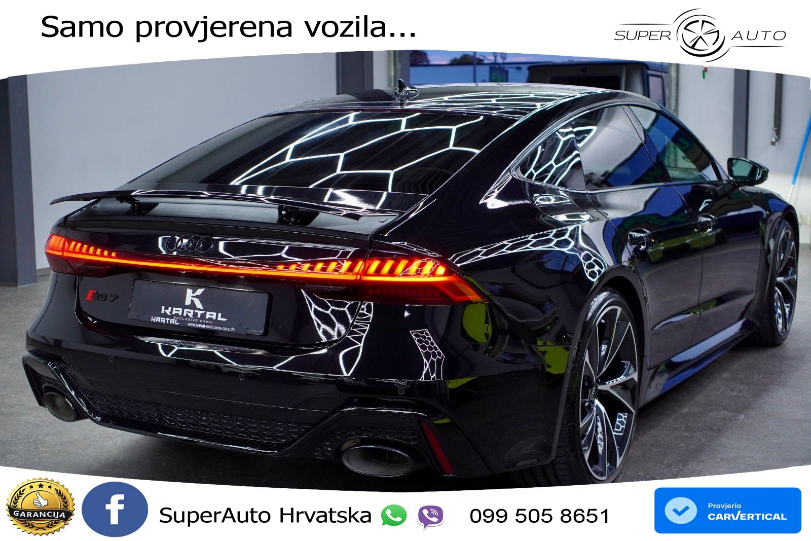 Audi RS7 4.0 TFSI V8 (600 KS) quattro tiptronic LED+GR SJED+ACC