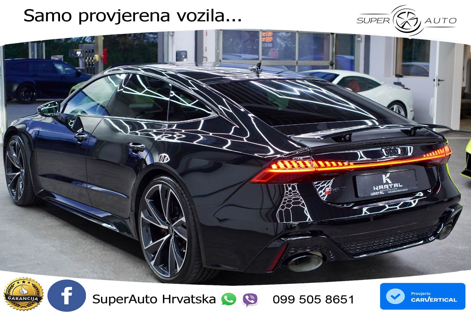 Audi RS7 4.0 TFSI V8 (600 KS) quattro tiptronic LED+GR SJED+ACC