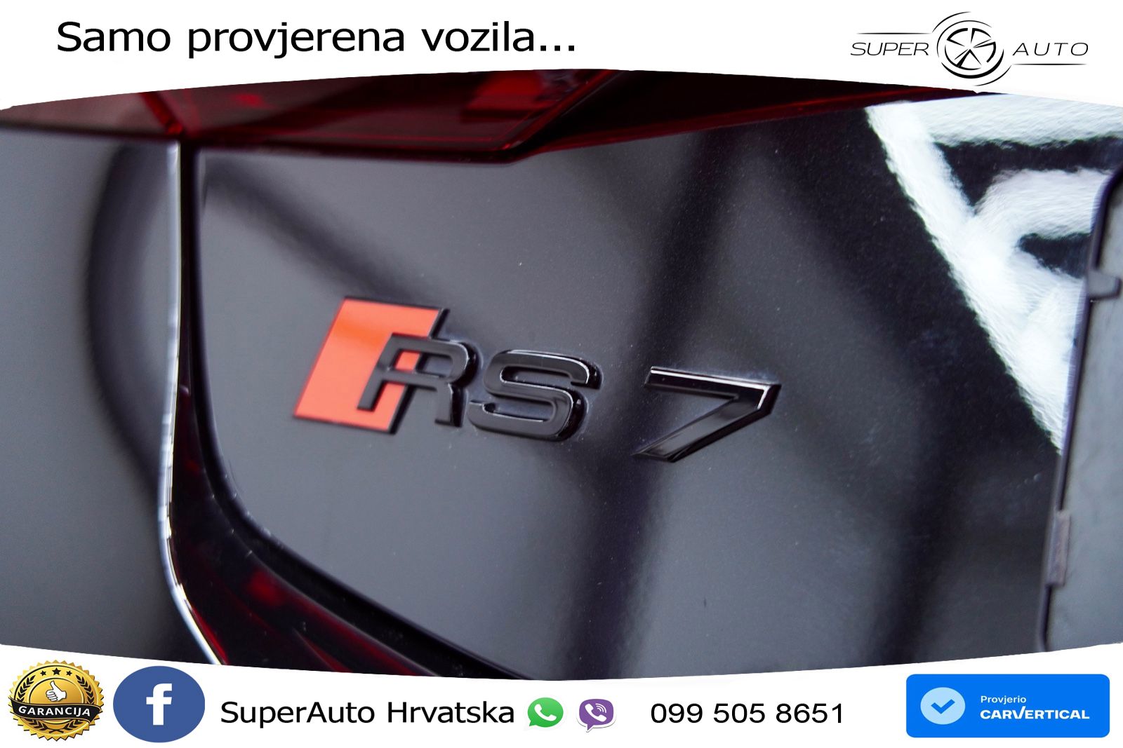 Audi RS7 4.0 TFSI V8 (600 KS) quattro tiptronic LED+GR SJED+ACC