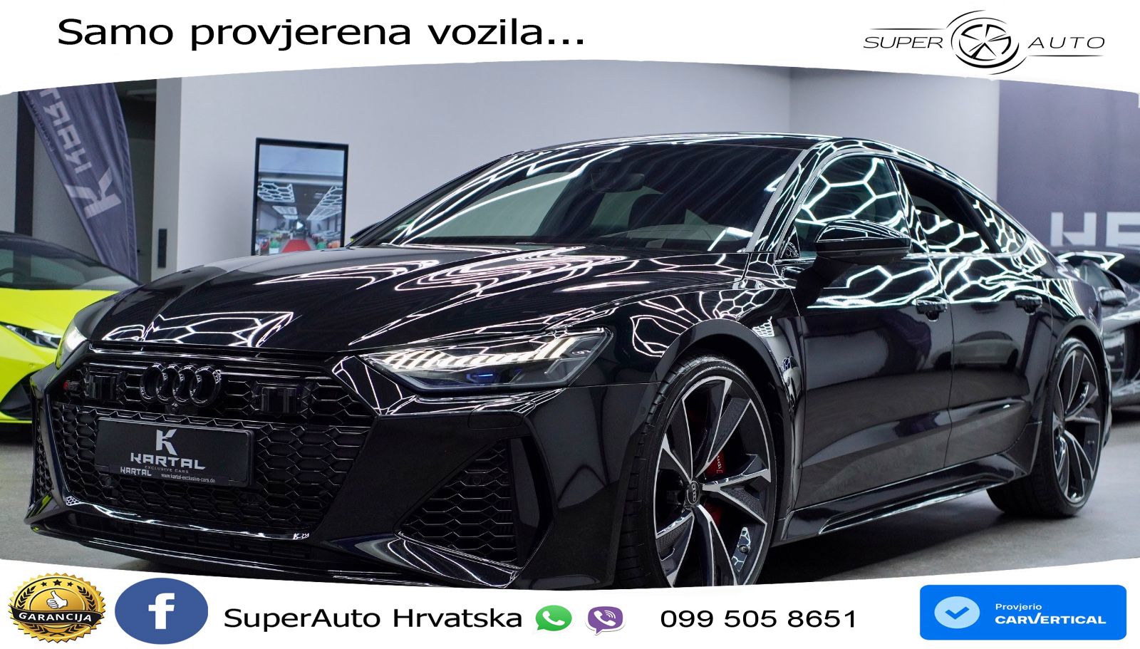 Audi RS7 4.0 TFSI V8 (600 KS) quattro tiptronic LED+GR SJED+ACC