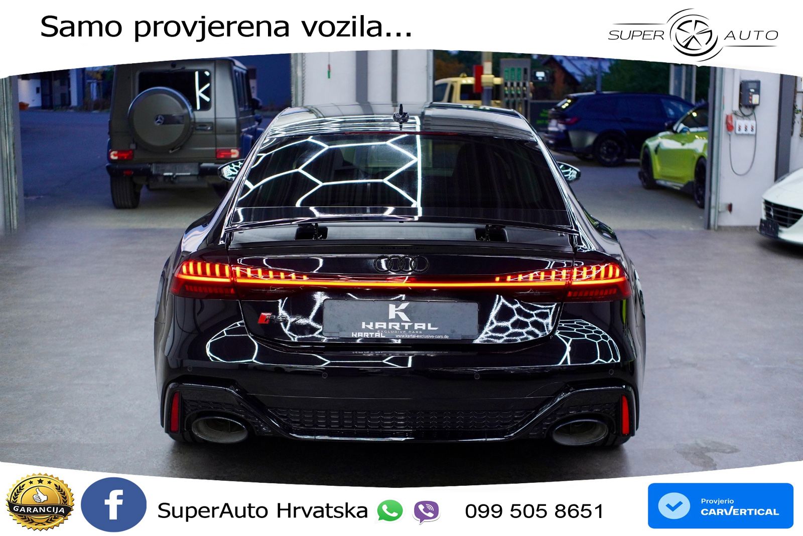 Audi RS7 4.0 TFSI V8 (600 KS) quattro tiptronic LED+GR SJED+ACC