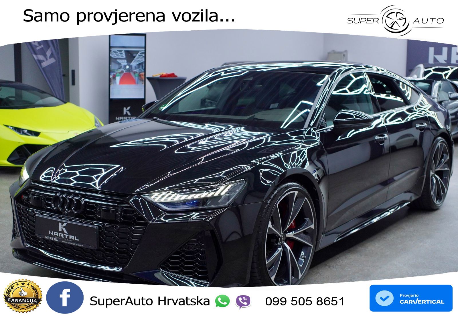 Audi RS7 4.0 TFSI V8 (600 KS) quattro tiptronic LED+GR SJED+ACC
