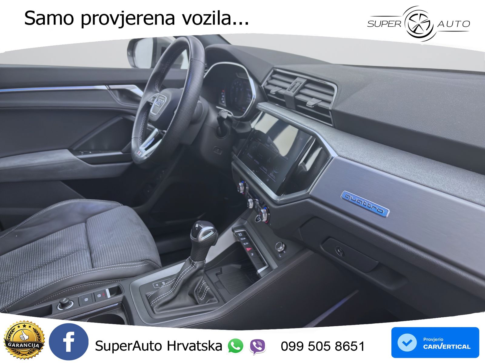 Audi Q3 II Sportback 40 TFSI (190 KS) quattro S tronic S line MATRIX+GR SJED+KAM