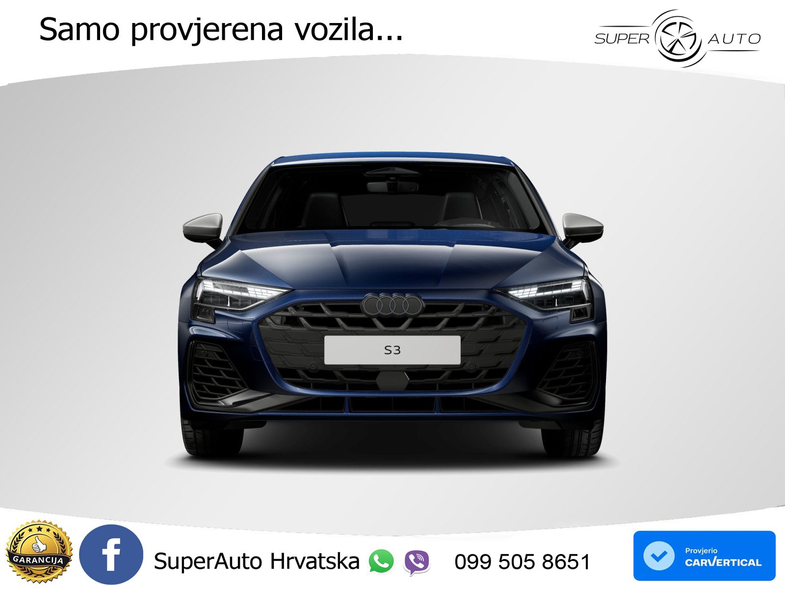 Audi S3 2.0 TFSI (333 KS) quattro S tronic LED+GR SJED+ACC