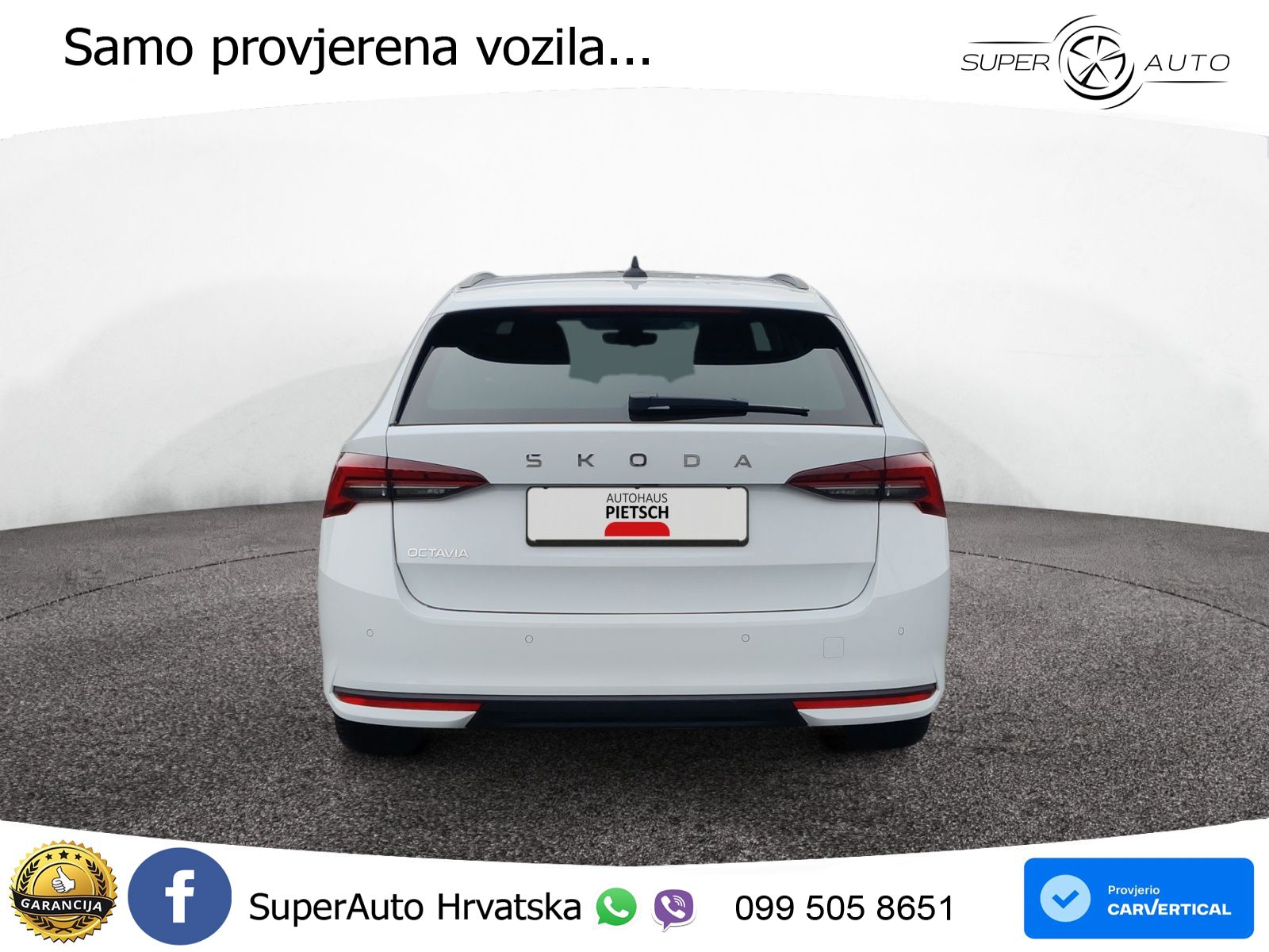 Škoda Octavia Combi 2.0 TDI (150 KS) DSG LED+GR SJED+ACC