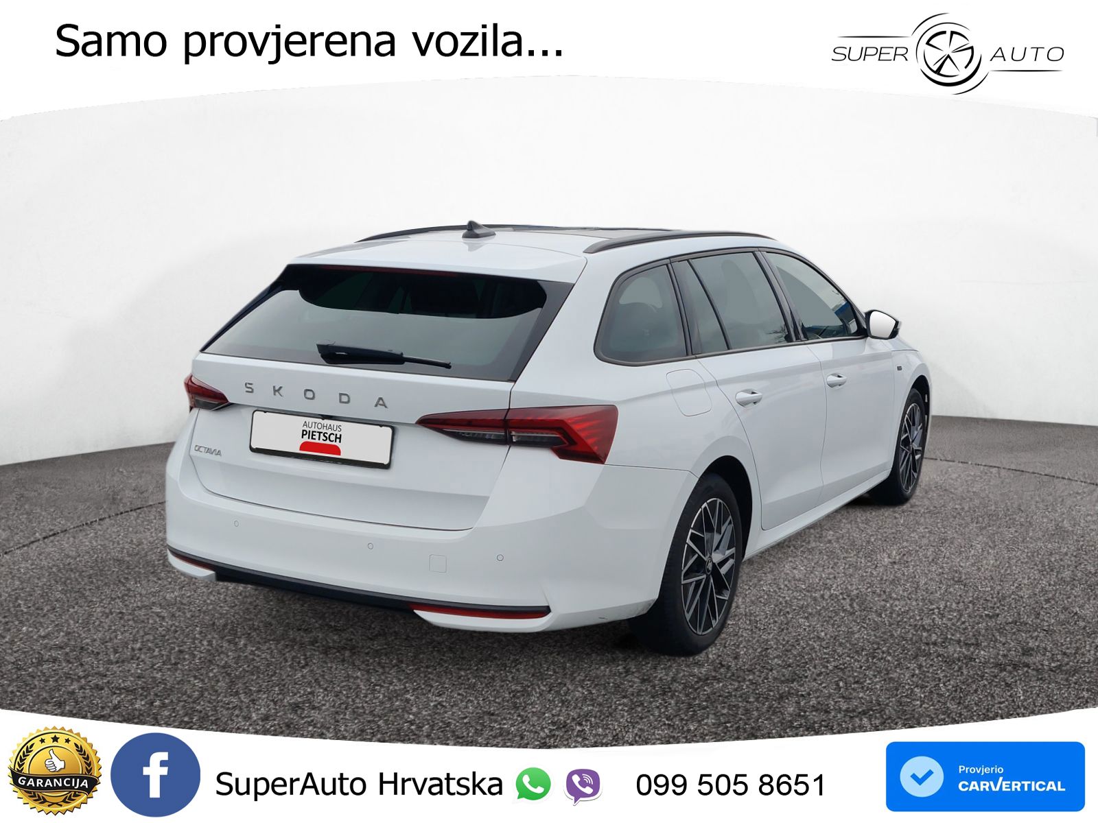 Škoda Octavia Combi 2.0 TDI (150 KS) DSG LED+GR SJED+ACC