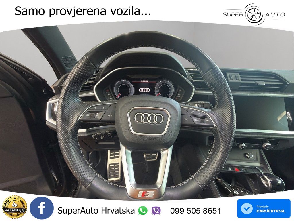 Audi Q3 35 TFSI (150 KS) S tronic S line LED+GR SJED+ACC
