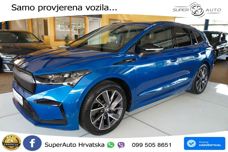 Škoda Enyaq iV 80 82 kWh (204 KS) SportLine LED+GR SJED+ACC