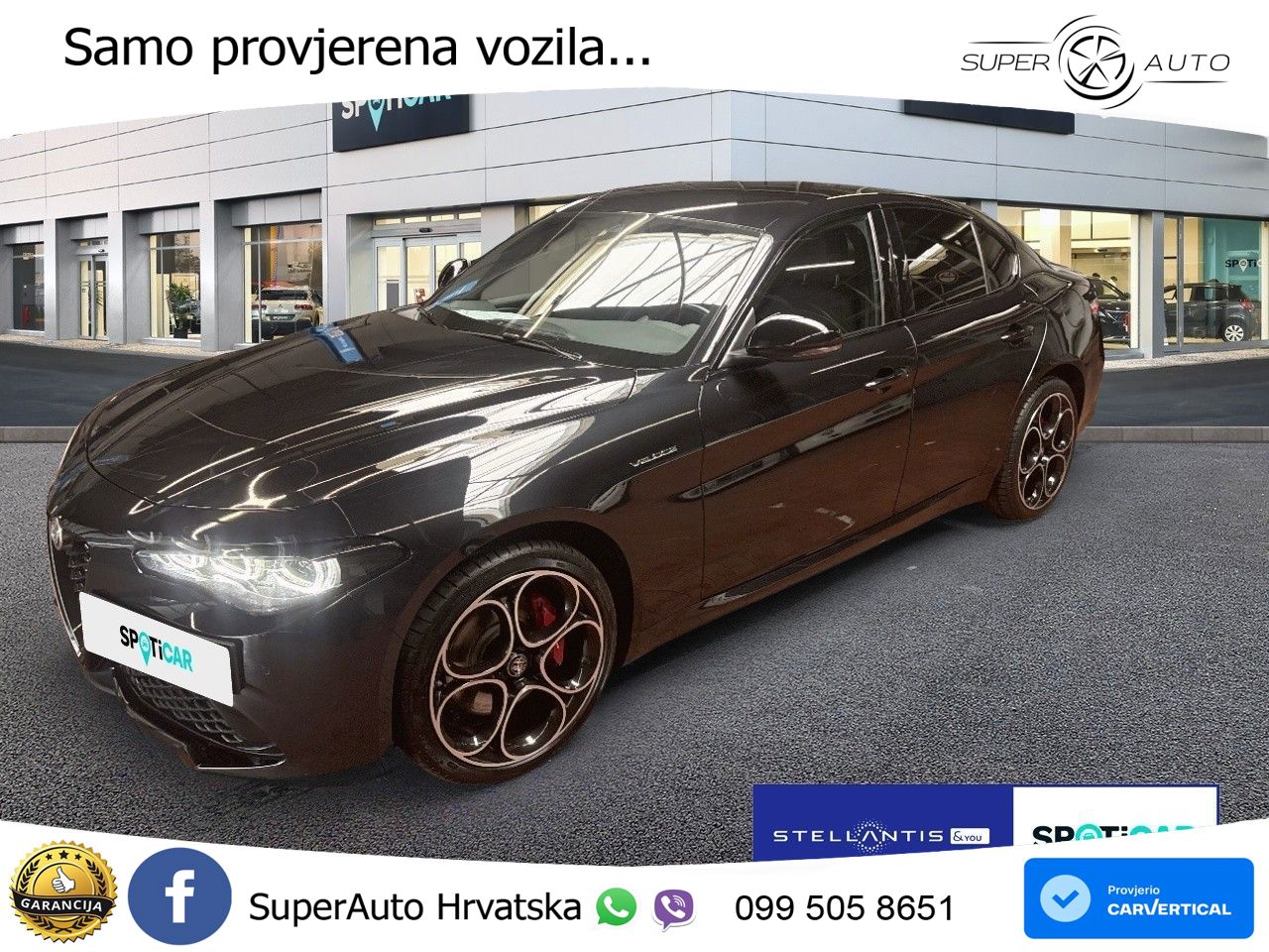 Alfa Romeo Giulia 2.0 Turbo (280 KS) AWD Automatic LED+GR SJED+ACC