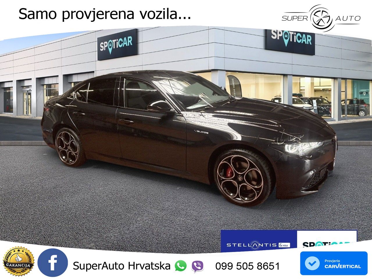 Alfa Romeo Giulia 2.0 Turbo (280 KS) AWD Automatic LED+GR SJED+ACC