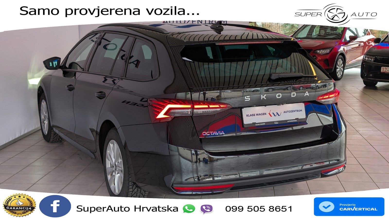 Škoda Octavia Combi 1.5 TSI (150 KS) DSG Selection LED+GR SJED+ACC