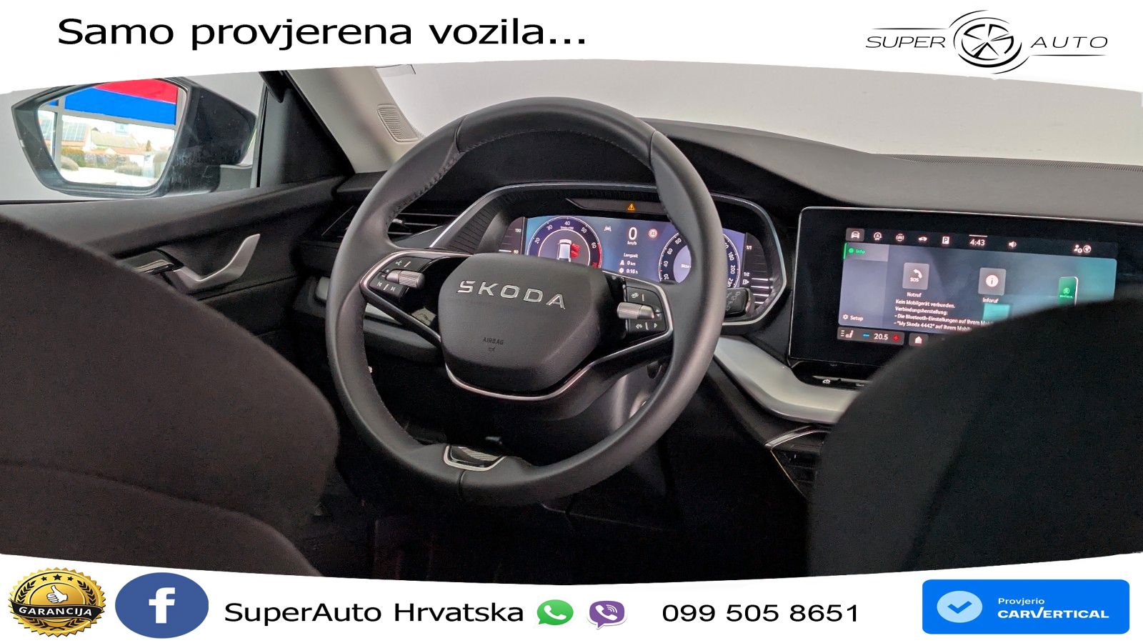 Škoda Octavia Combi 1.5 TSI (150 KS) DSG Selection LED+GR SJED+ACC